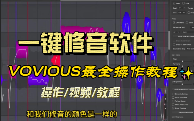 一键修音软件VOVIOUS 最全操作视频教程
